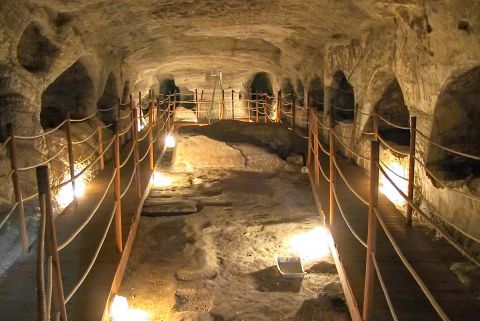 Explore the Ancient catacombs