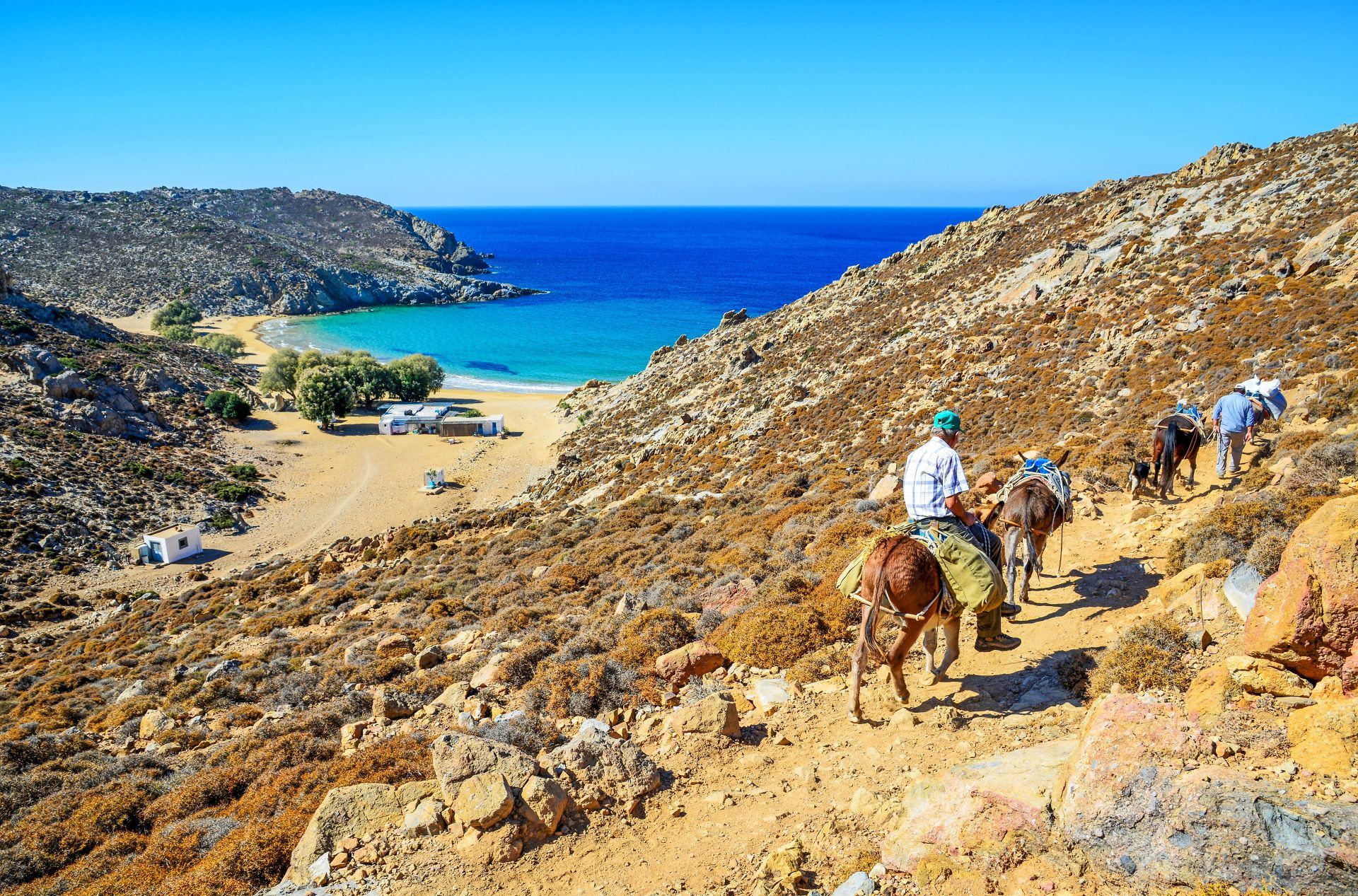 Dodecanese islands: Psili Ammos on Patmos island