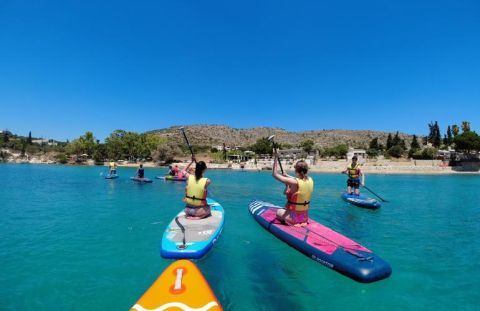 Stand up paddle activities in Chania 3