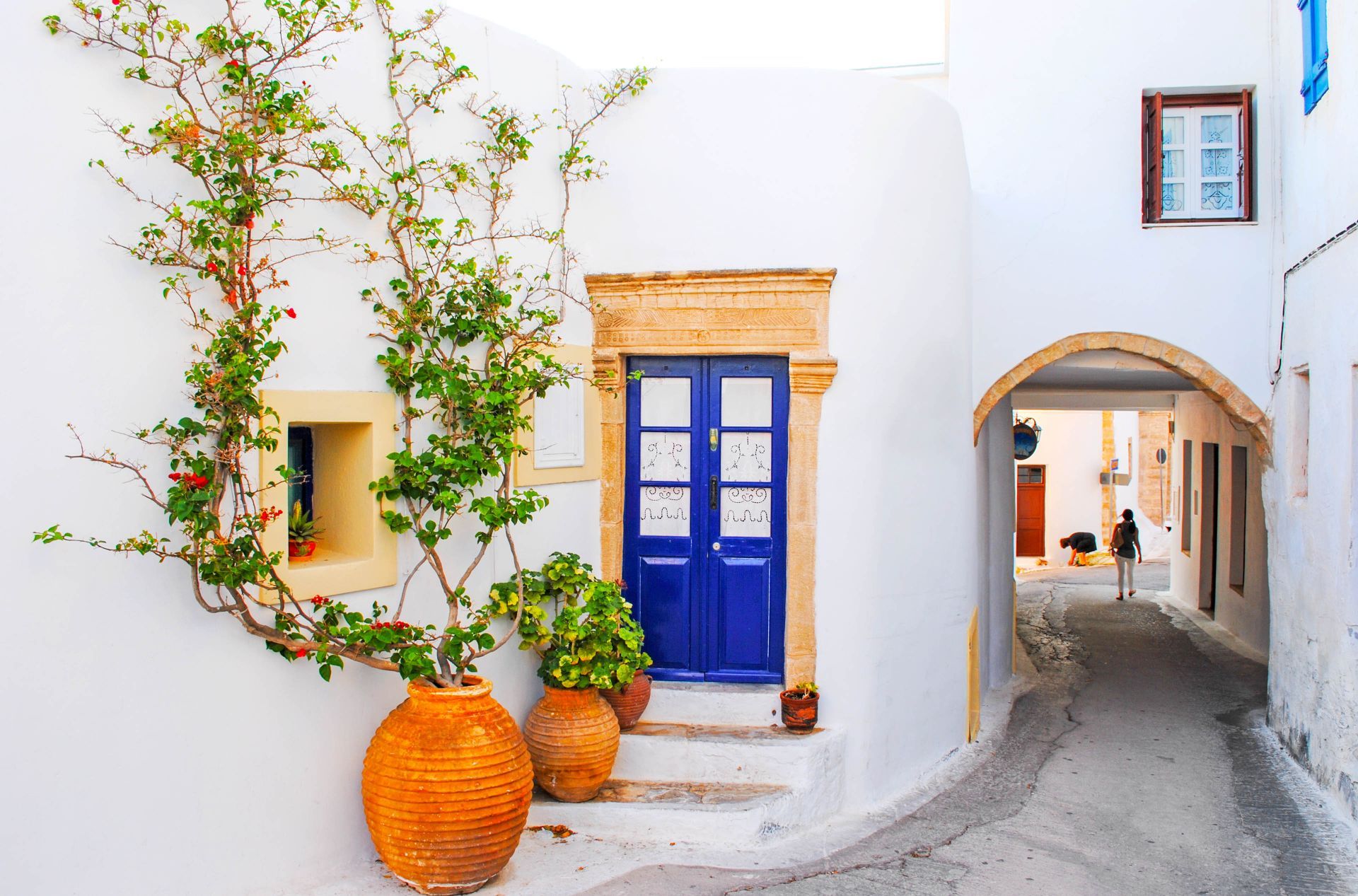 Ionian islands: Chora, the main village of Kythira Island