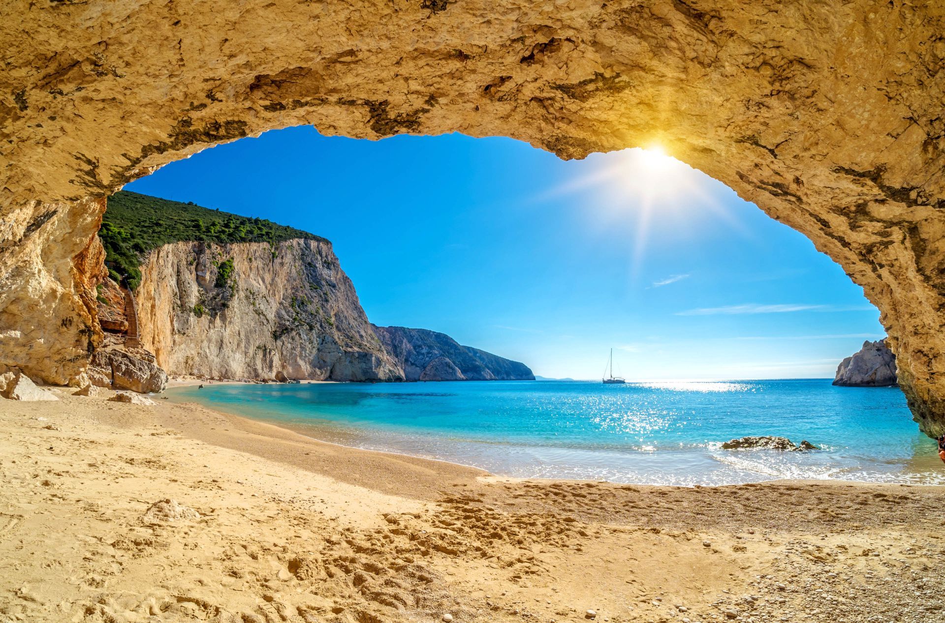 Lefkada Greece: Porto Katsiki Beach