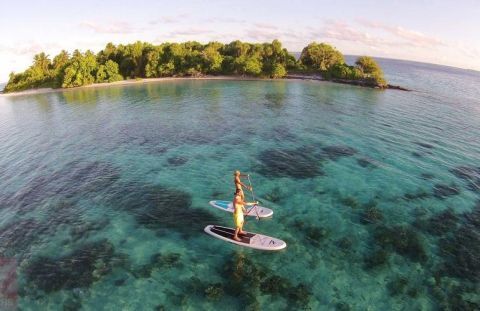 Stand Up Paddle in Dassia beach 2